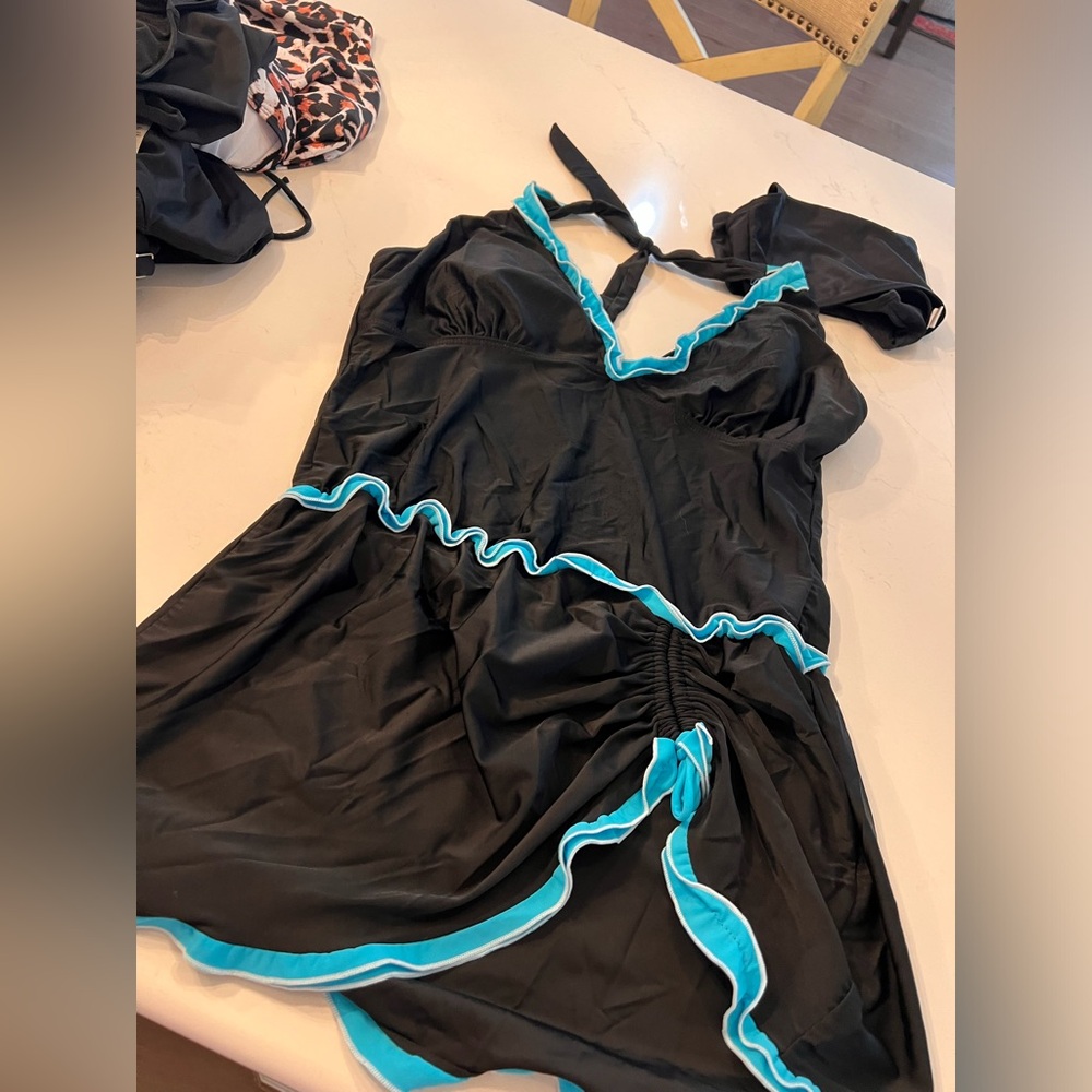 Two piece swim suit